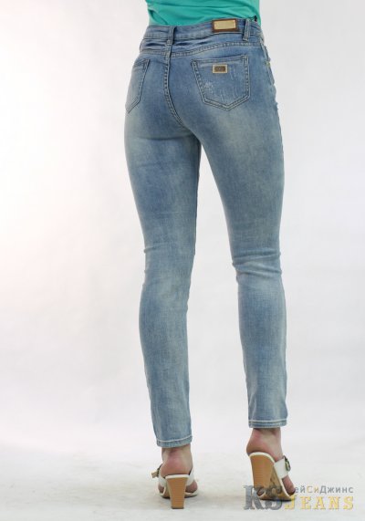 Рваные узкие джинсы ZARA